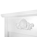 Camino Elettrico da Pavimento 100x100x32 cm Effetto Fiamma 1500W Sofia & Lorance Bianco