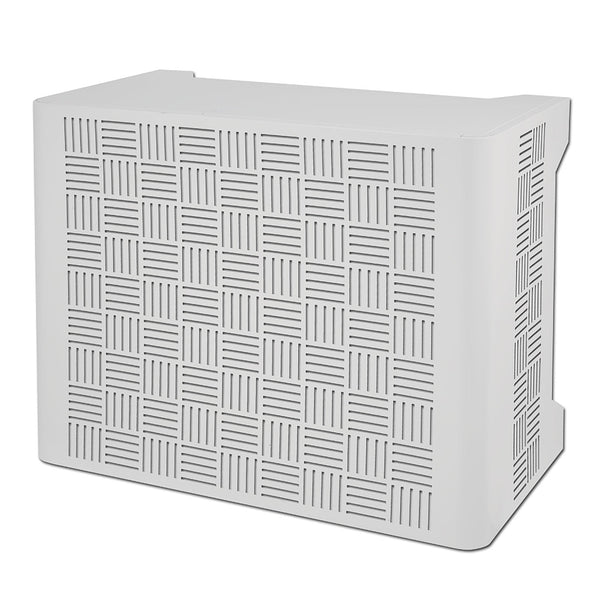 prezzo Copri Condizionatore da Esterno Large 105x65x95 cm in Acciaio Zincato Bianco