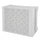 Copri Condizionatore da Esterno Large 105x65x95 cm in Acciaio Zincato Bianco