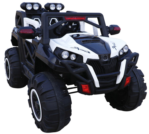 online Macchina Elettrica per Bambini 12V Kidfun Fuoristrada 4x4 Bianca