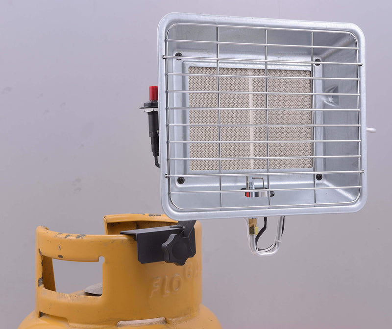 Stufa Riscaldatore a Gas Gpl su Bombola da Interno 3,5 kW Qlima BGHX145 Silver