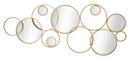 Pannello da Muro Mix Mirror 123x4,5x51,5 cm in Ferro 