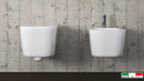Bidet Sospeso in Ceramica 54x36x27cm TFT Galaxy Bianco