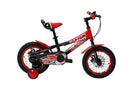 Bicicletta per Bambini 14" Freni a Disco Magik-Bike Racer Rosso