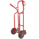 Carrello Portapacchi Portata Max 250Kg con Ruote in Acciaio Rosso      
