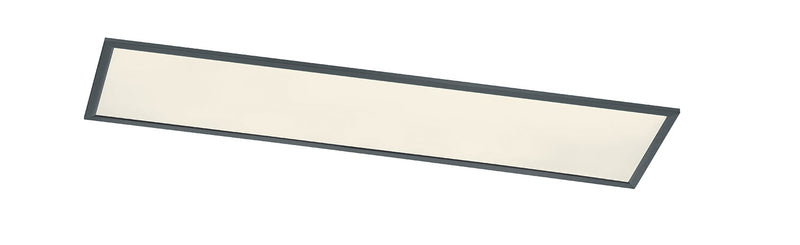 Plafoniera da Interno a LED in Metallo Nero Opaco