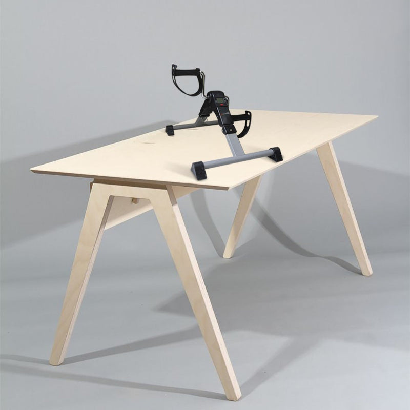 Mini Cyclette 50x25x36 cm per Braccia e Gambe Trasportabile Grigio e Nero