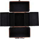 Valigetta per Estetista 27.5x20.5x20.5 cm Case Portatrucchi Make UP in Alluminio