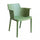 Poltrona Cathy 60x58x76,5 cm  in Polipropilene Verde