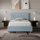 Letto 1 Piazza e Mezzo Adele Azzurro Varie Misure