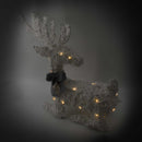 Renna plastica con Led bianco cm 56x17xh49