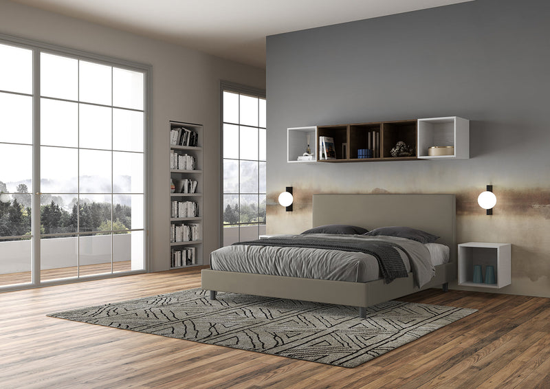 Letto Matrimoniale Naspy Cappuccino Varie Misure