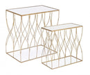 Set 2 Tavolini Rettangolari Elenor