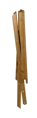 Tavolo Pieghevole da Giardino 120x70x75 cm in Legno Naturale