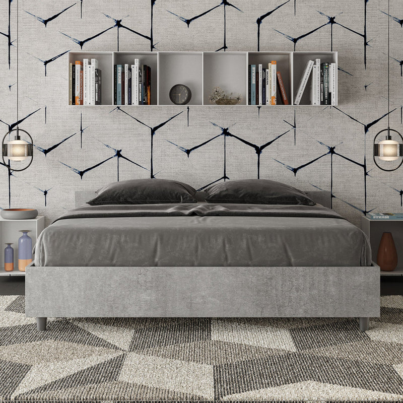 Letto Matrimoniale Nuamo Grigio Varie Misure