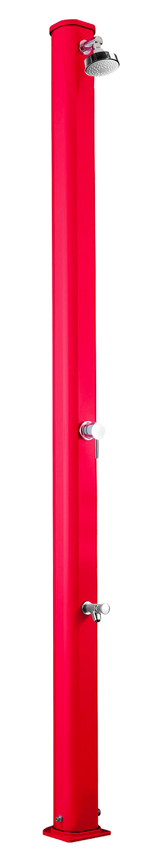 acquista Doccia Solare da Giardino 25L Miscelatore e Lavapiedi Arkema Jolly S Cherry