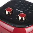 Friggitrice Elettrica ad Aria 10 Cotture 5,5 Litri 1400W Kooper Dorabel Rossa