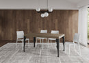 Tavolo Allungabile 160-264x90x77 cm Paxon Tortora Telaio Antracite 