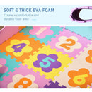 Tappeto Puzzle 25 Pezzi 120x31,5x1 cm con Numeri in EVA Multicolore
