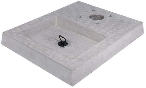 sconto Base per Fontane 49x39x6 cm in Cemento Belfer 42/BSC/4