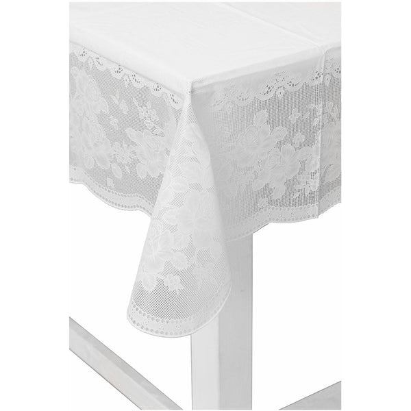 acquista Tovaglia Rettangolare in PVC 135x180cm Villa dEste Bianca
