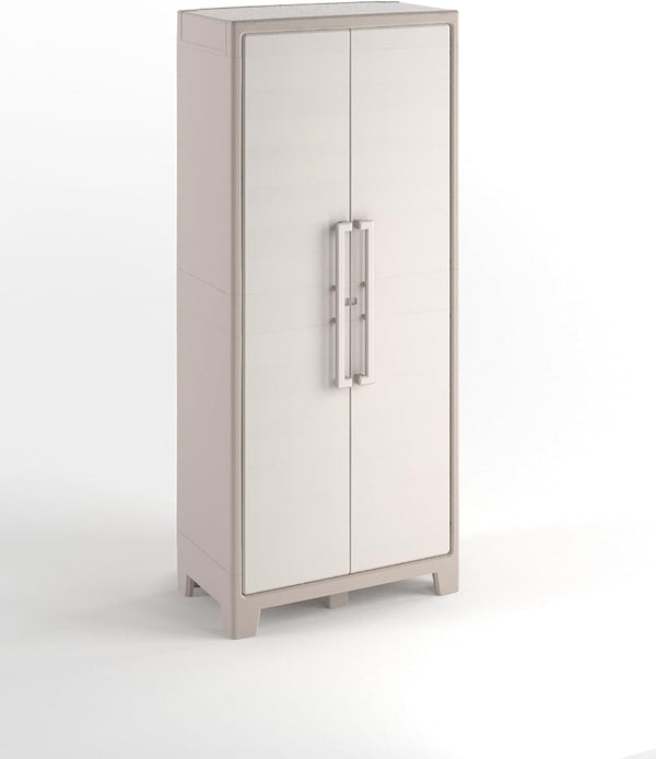 Armadio 8 Ripiani 80x44x182 cm Keter Gulliver Multispace XL Sabbia e Beige acquista