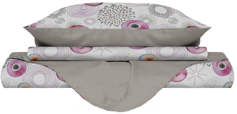 Copripiumino Double Face con Federe Stampato Morfeo