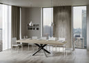 Tavolo Allungabile 200-460x90x77 cm Volantis Premium Cashmere Telaio Antracite 