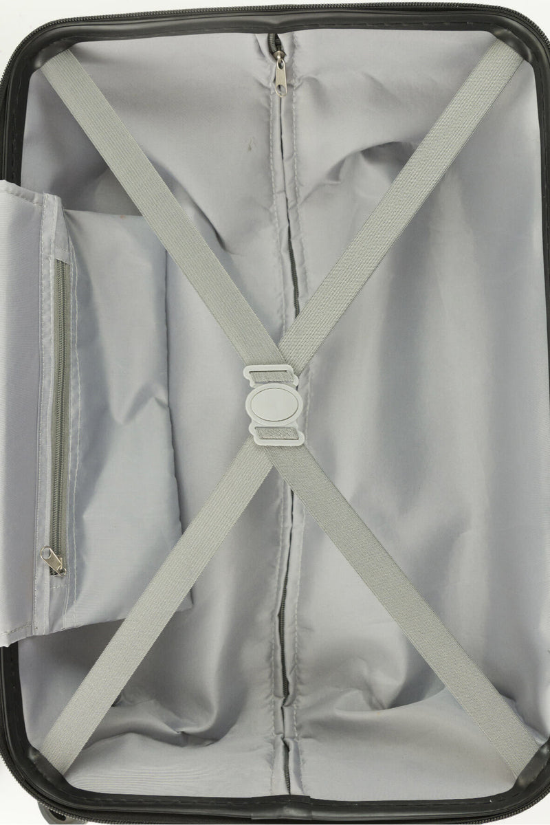 Set 2 Valigie Trolley Rigide in Policarbonato 4 Ruote TSA Soriani Rosso