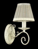Lampada da parete Elegant in Metallo Felicita Beige