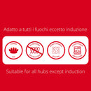 Padella Alta Antiaderente 1 Manico Olympia Hard Cook Varie Misure