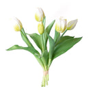 Set 3 Fiori Artificiali Tulipano per 5 Fiori 43 cm 