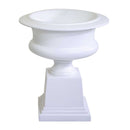 Portavaso resina bianco opaco cm 58x58xh67