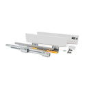 Cassetto Esterno Concept 30 Kg H105 mm P 350 Verniciato Bianco Acciaio Emuca
