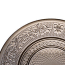 Set 6 Piatti Pane Ø15 cm  in Vetro VdE Tivoli 1996 Imperial Ecrù Ambra e Fumè