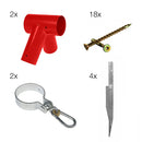Kit Montaggio Altalena da Giardino 1 Posto