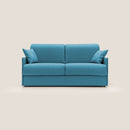 Divano Letto 2 Posti 149x90x96 cm in Tessuto Azzurro