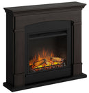 Camino Elettrico da Pavimento Effetto Fiamma 1500W Tagu Helmi Espresso Wengè