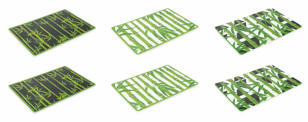 Set 6 Tovagliette 45x30 cm in Plastica Villa d'Este Home Tivoli Urban Bamboo Vari Colori online