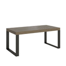 Tavolo Allungabile 200-304x90x77 cm Tecno Tortora Telaio Antracite 