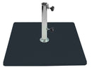 Base per Ombrellone da Giardino 60 Kg per Tubi Ø65mm in Metallo Grafite