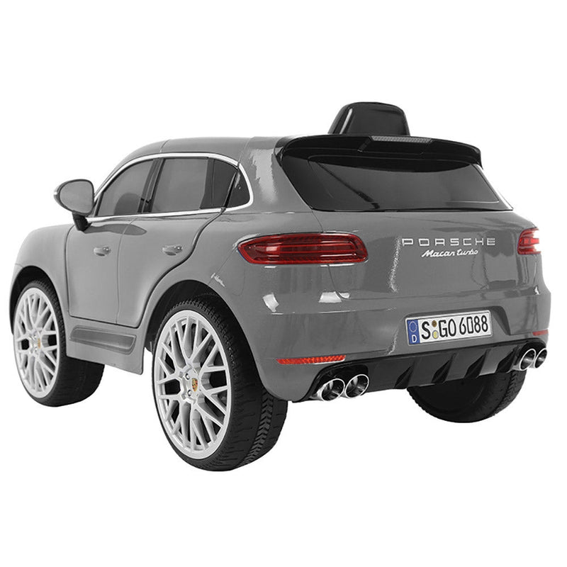 Macchina Elettrica Suv per Bambini 12V con Licenza Porsche Macan Silver