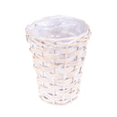 Set 6 Cesti in Materiale Naturale H 17 cm