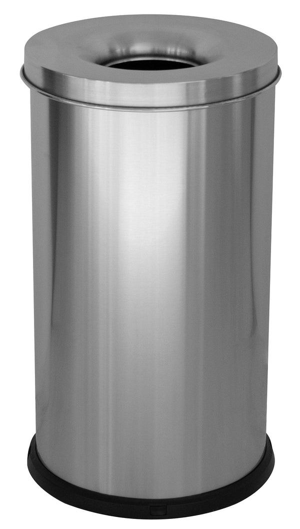 online Pattumiera Gettacarte Ø38xh75 cm Autoestinguente in Acciaio Inox Argento