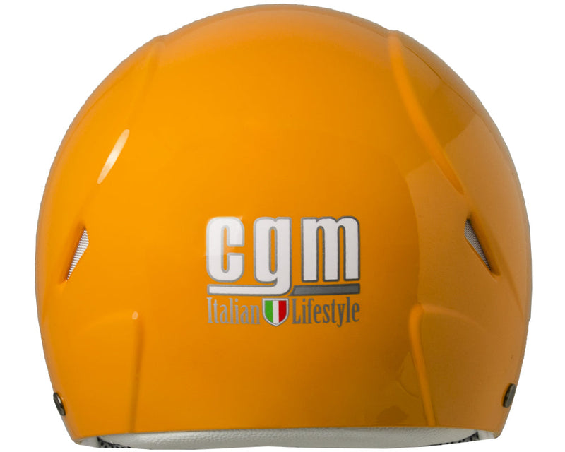 Casco Demi-Jet per Bambini con Frontino CGM Cuba Smile 204S Arancione