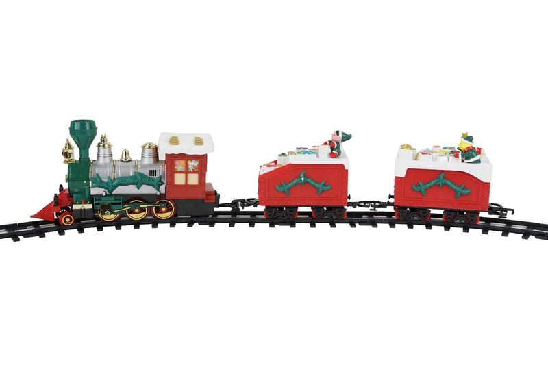 Trenino Natalizio a Elettrico con Vagoni ed Elfi Vanzetti