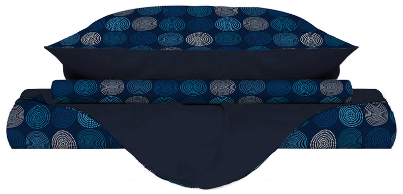 Copripiumino con stampa sul Sacco e Federe Doubleface Ipnotic