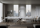 Tavolo Allungabile 200-460x90x77 cm Volantis Premium Bianco Frassino Telaio 4C 