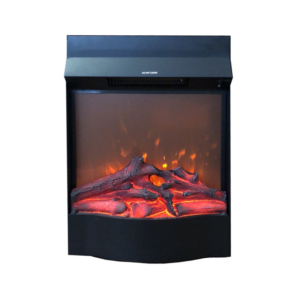 Camino Elettrico da Incasso 62,4x44,8x16,5 cm Effetto Fiamma 1600W Corsica Nero prezzo