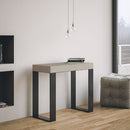 Consolle Allungabile 90-196x40x77 cm Tecno Small Premium Cashmere Telaio Antracite 